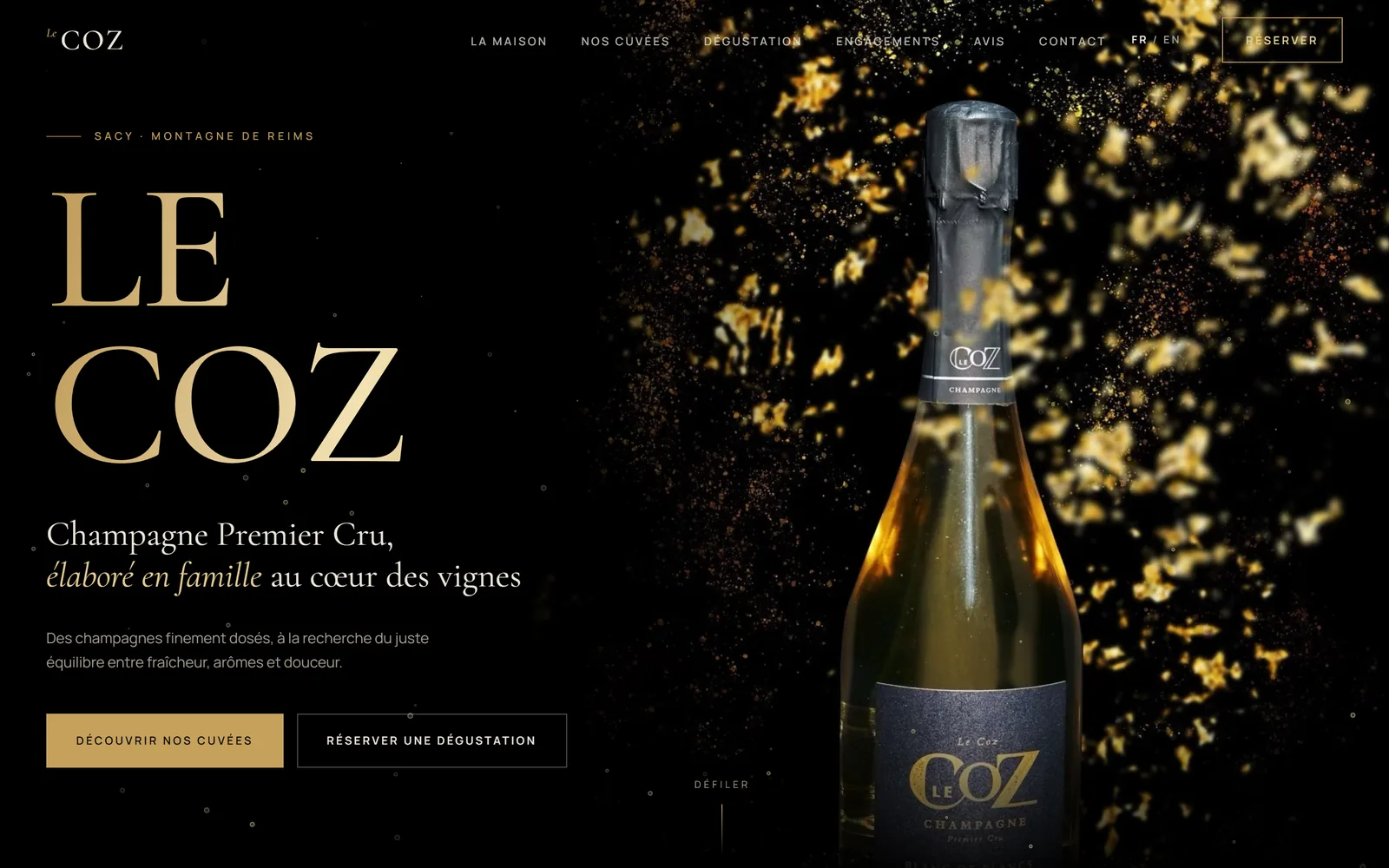 Site Champagne Le Coz