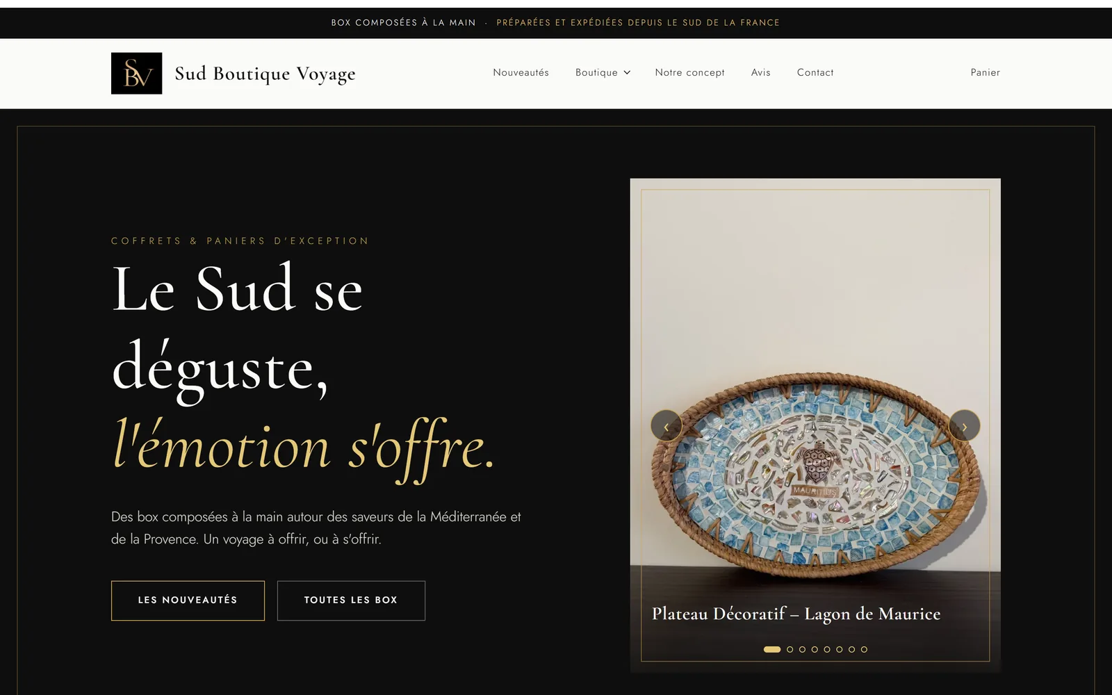 Site Sud Boutique Voyage